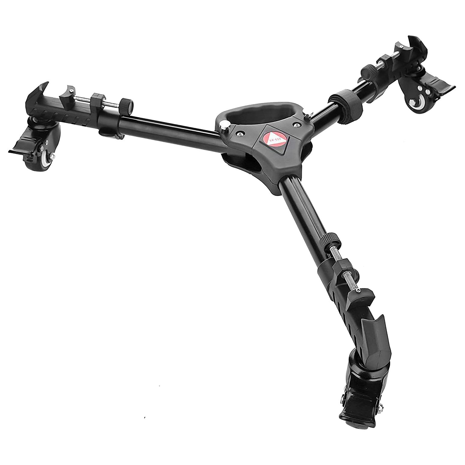 Dolly KingJoy VX-600D para tripodes y pedestales, 15kg de carga