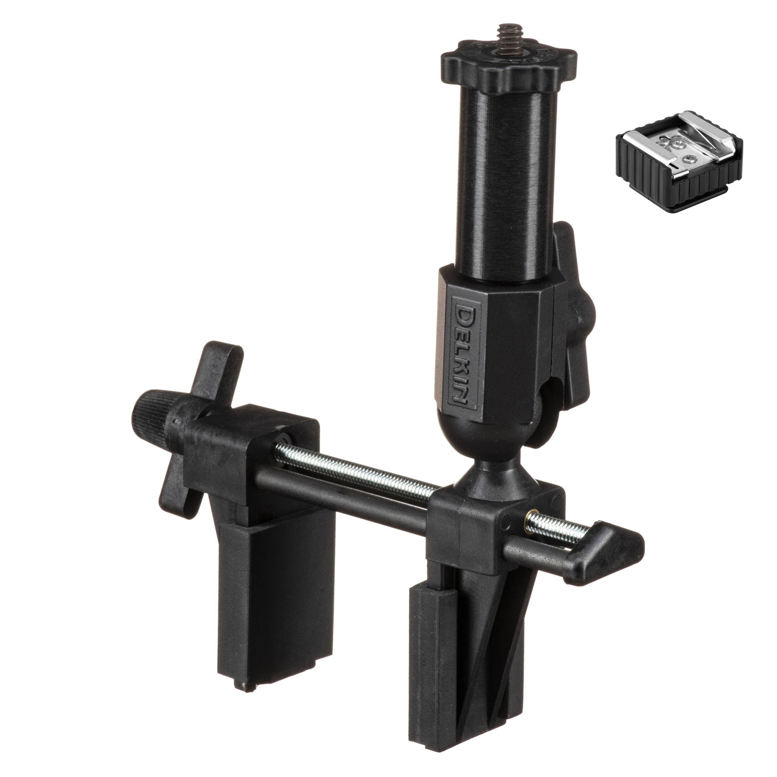 Soporte de ventosa con tenazas Delkin Devices Fat Gecko para cámaras DSLR de hasta 3 libras