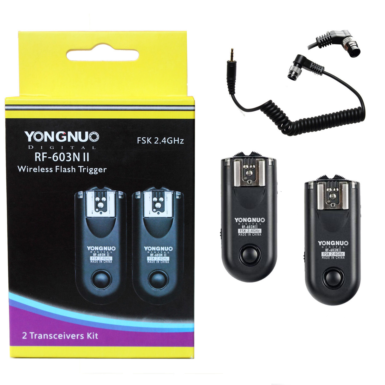 Kit de disparadores triggers Yongnuo RF603NII N1 para Nikon