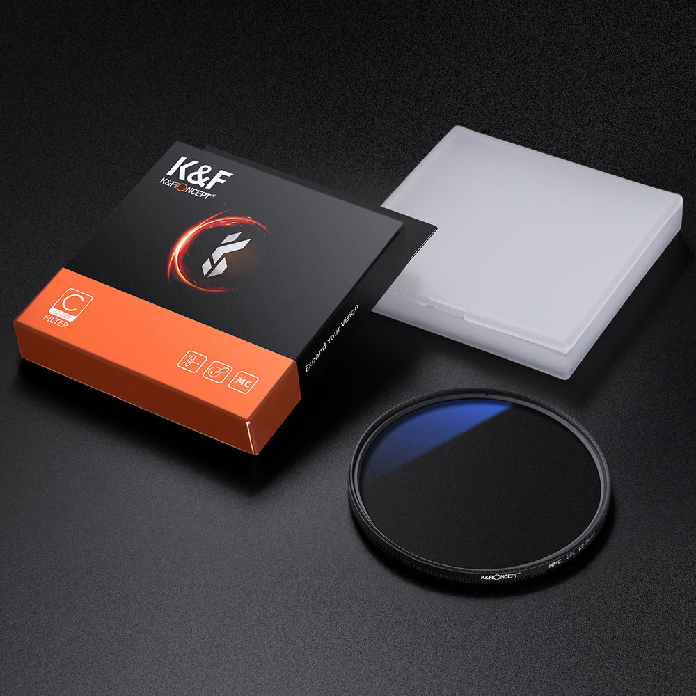 Filtro K&F Concept Circular Polarizado MC CPL Blue Coat Slim 58mm