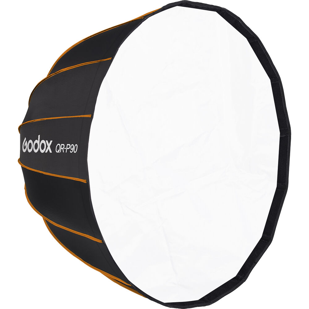 Softbox parabólico Godox QR-P90 de 90cm, Bowen, armado rápido