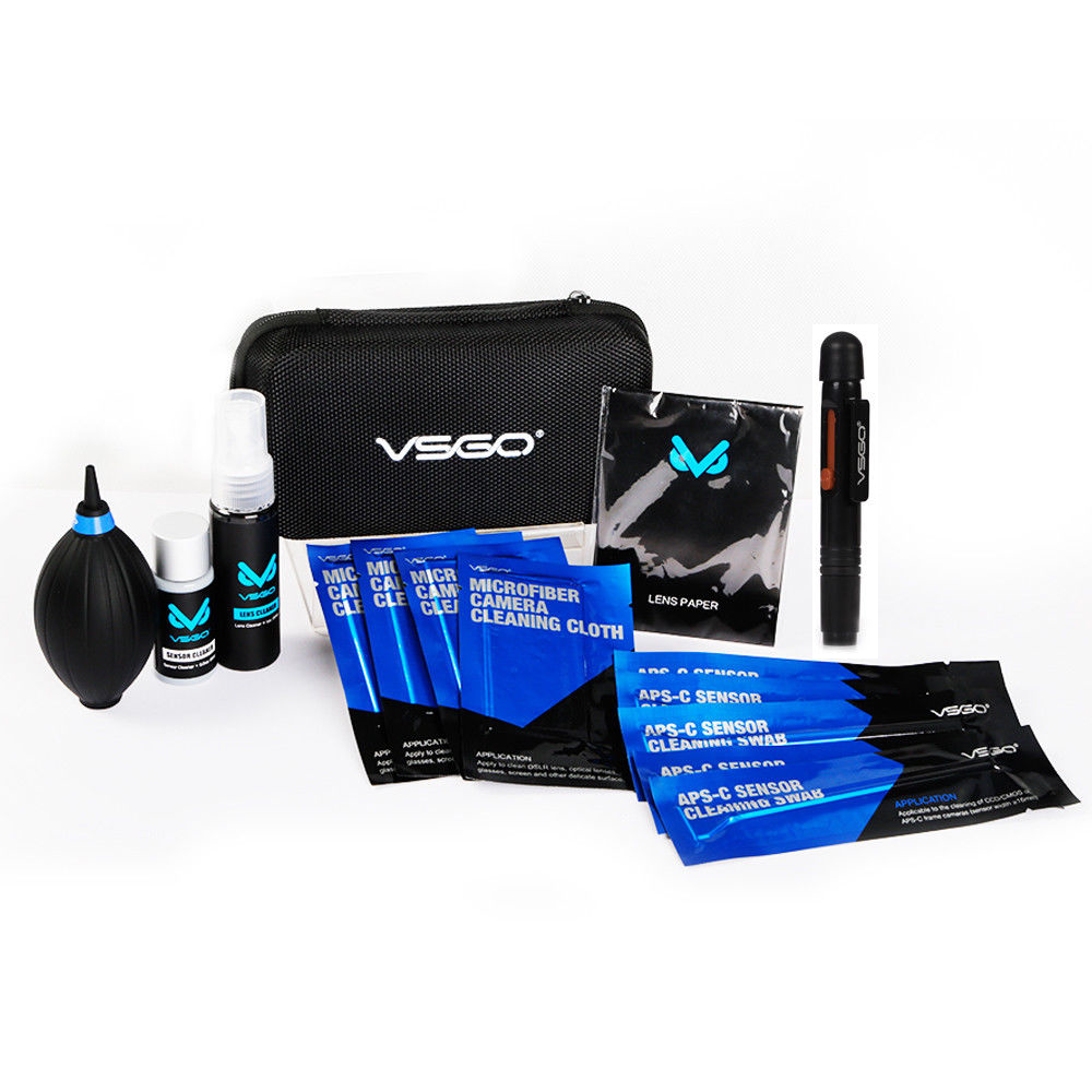 Kit de limpieza completo de 69 piezas, lentes y sensores, VSGO DKL-20