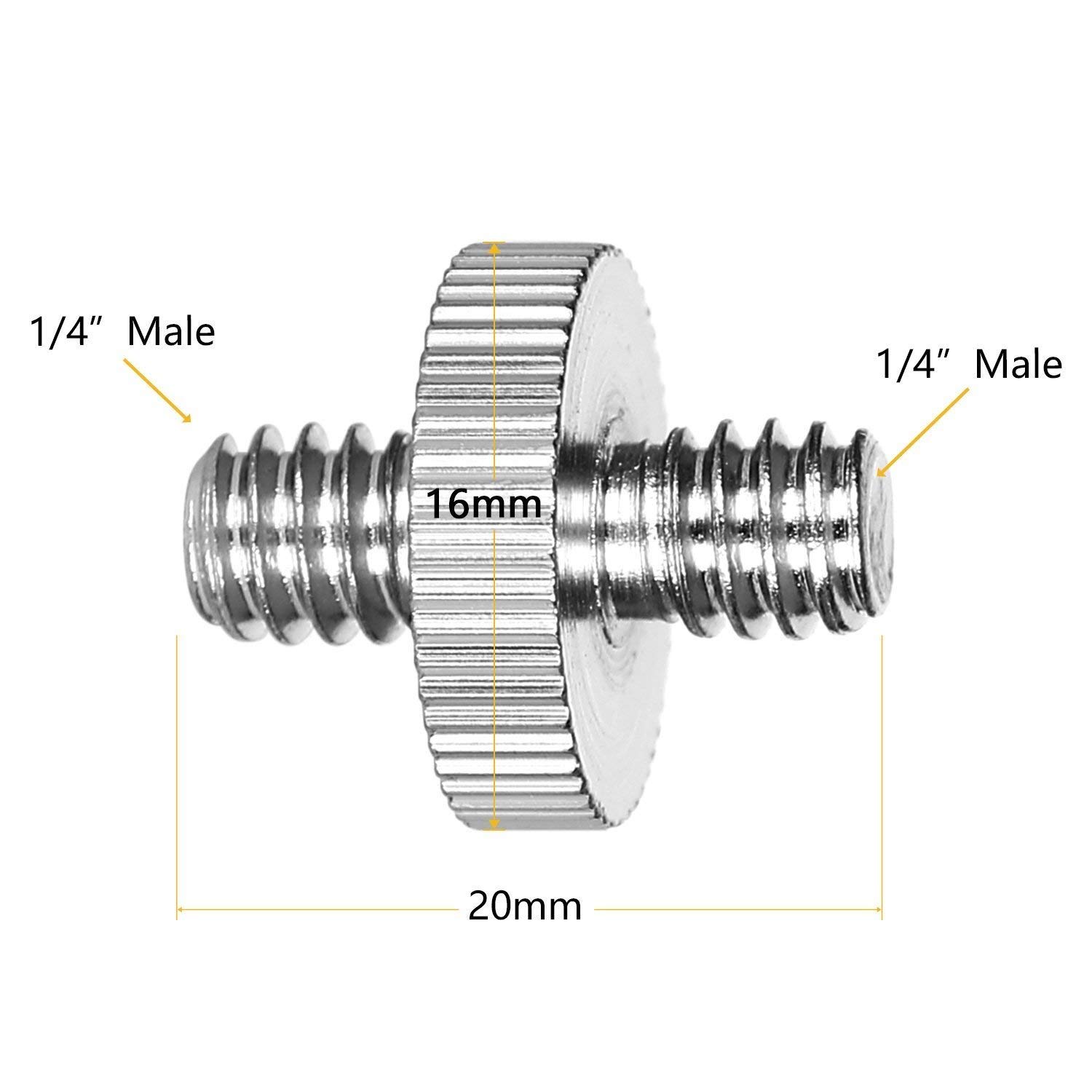 Adaptador universal de ¼” Macho a ¼” Macho