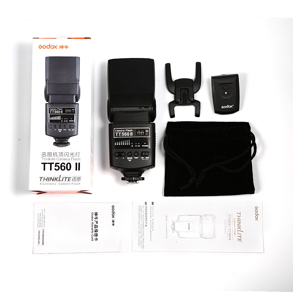 Flash Godox TT560II + Trigger RT-16