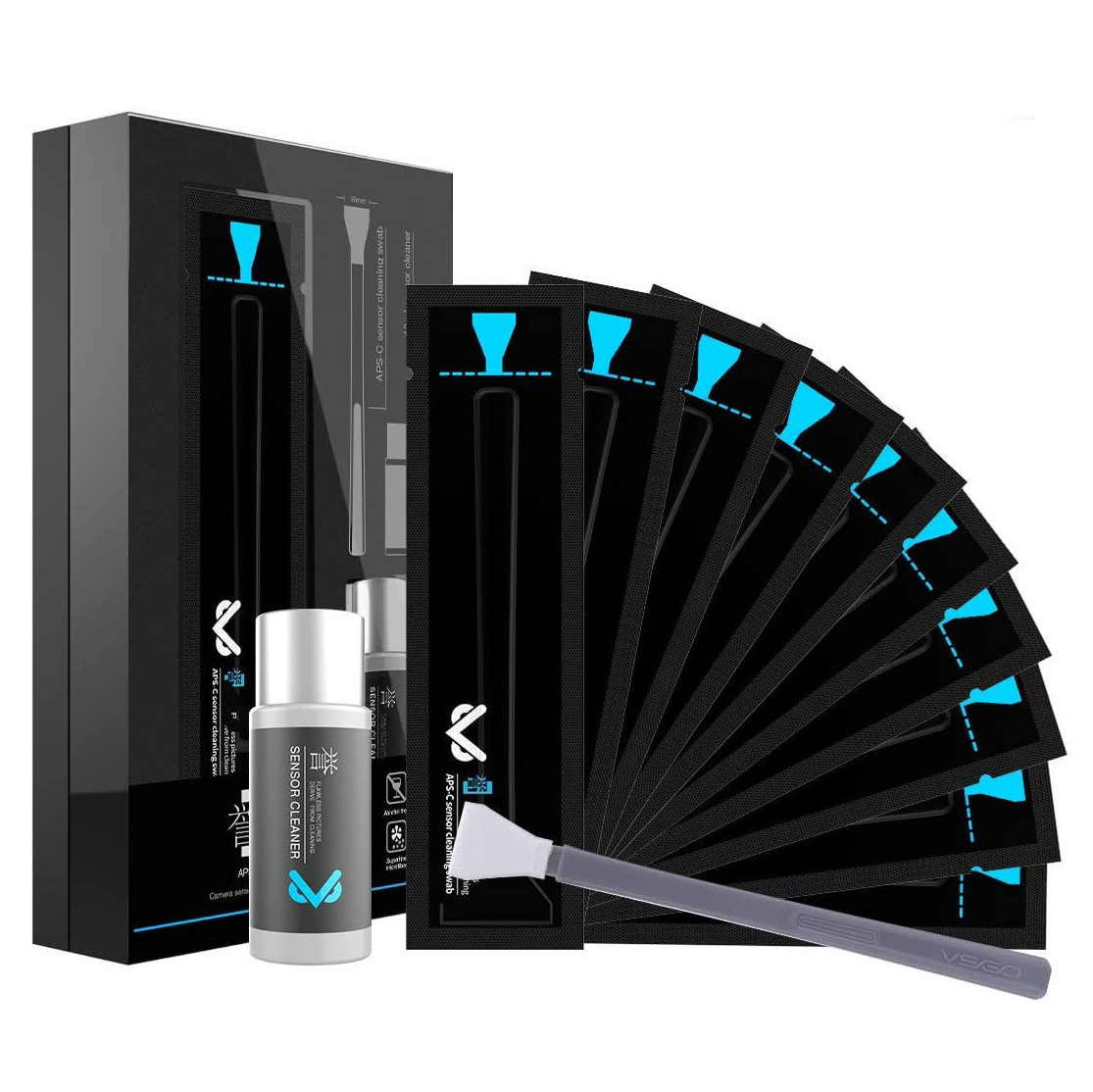 Kit de limpieza VSGO VS-S02-E, para sensores APS-C