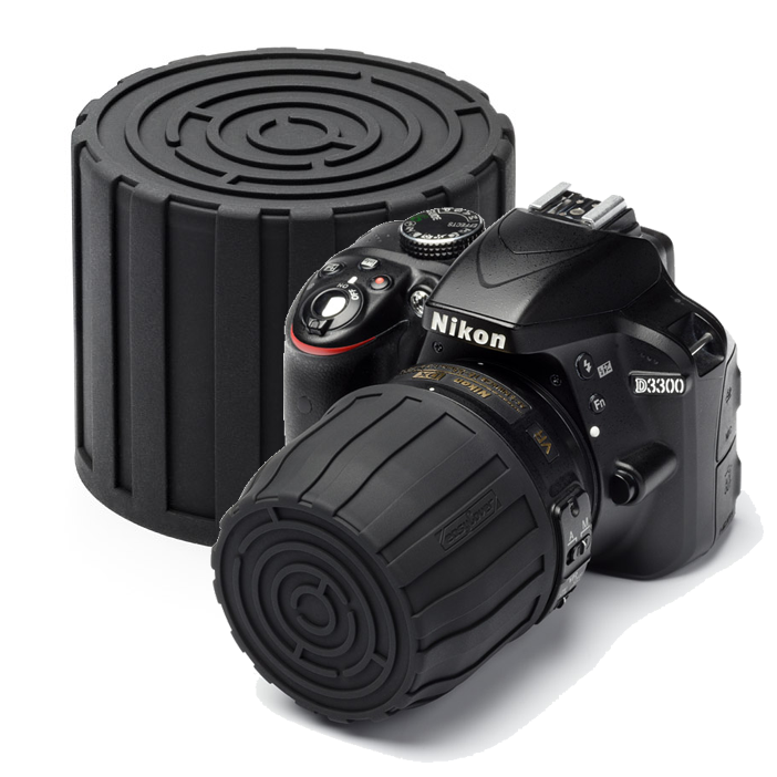 Tapa easyCover Lens Maze NEGRA, para diámetros de 52 a 77mm