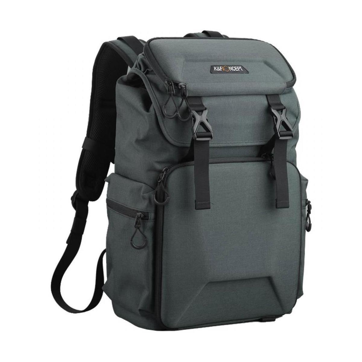 Mochila K&F Concept contragolpes de 22 litros, gris