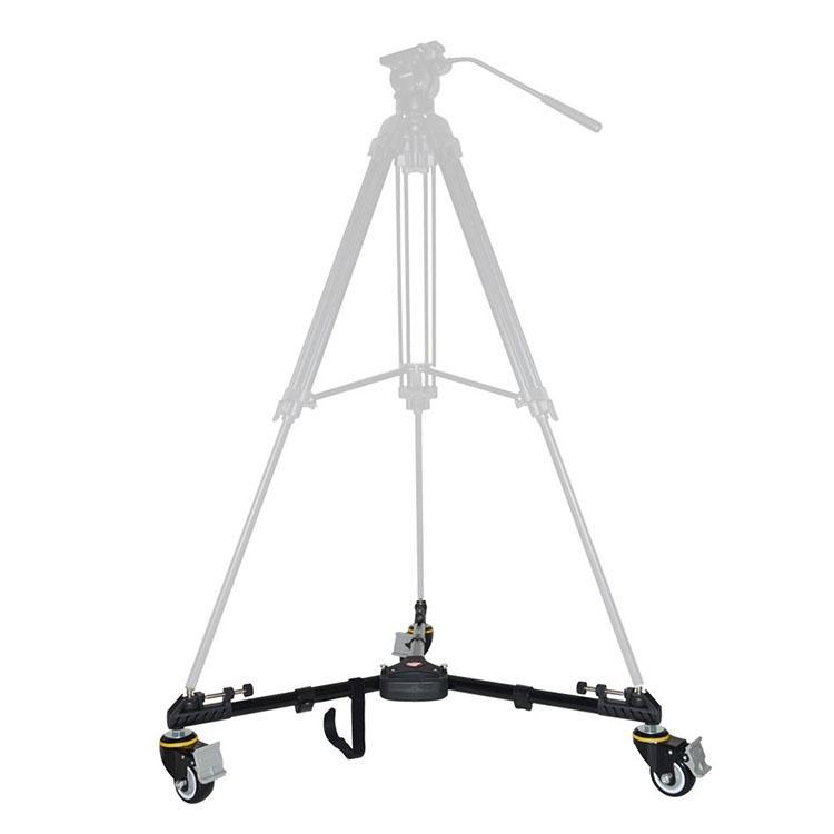 Dolly KingJoy VX-600D para tripodes y pedestales, 15kg de carga