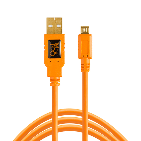 Cable Tether Tools TetherPro USB 2.0 a Micro-USB Tipo-B, 5-Pines, 4.6 metros (5)