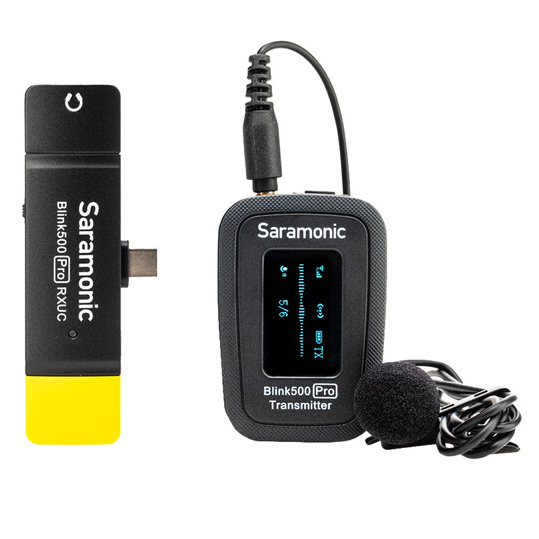 Sistema de micrófonos inalámbricos Saramonic Blink500 PRO B5 para USB-C