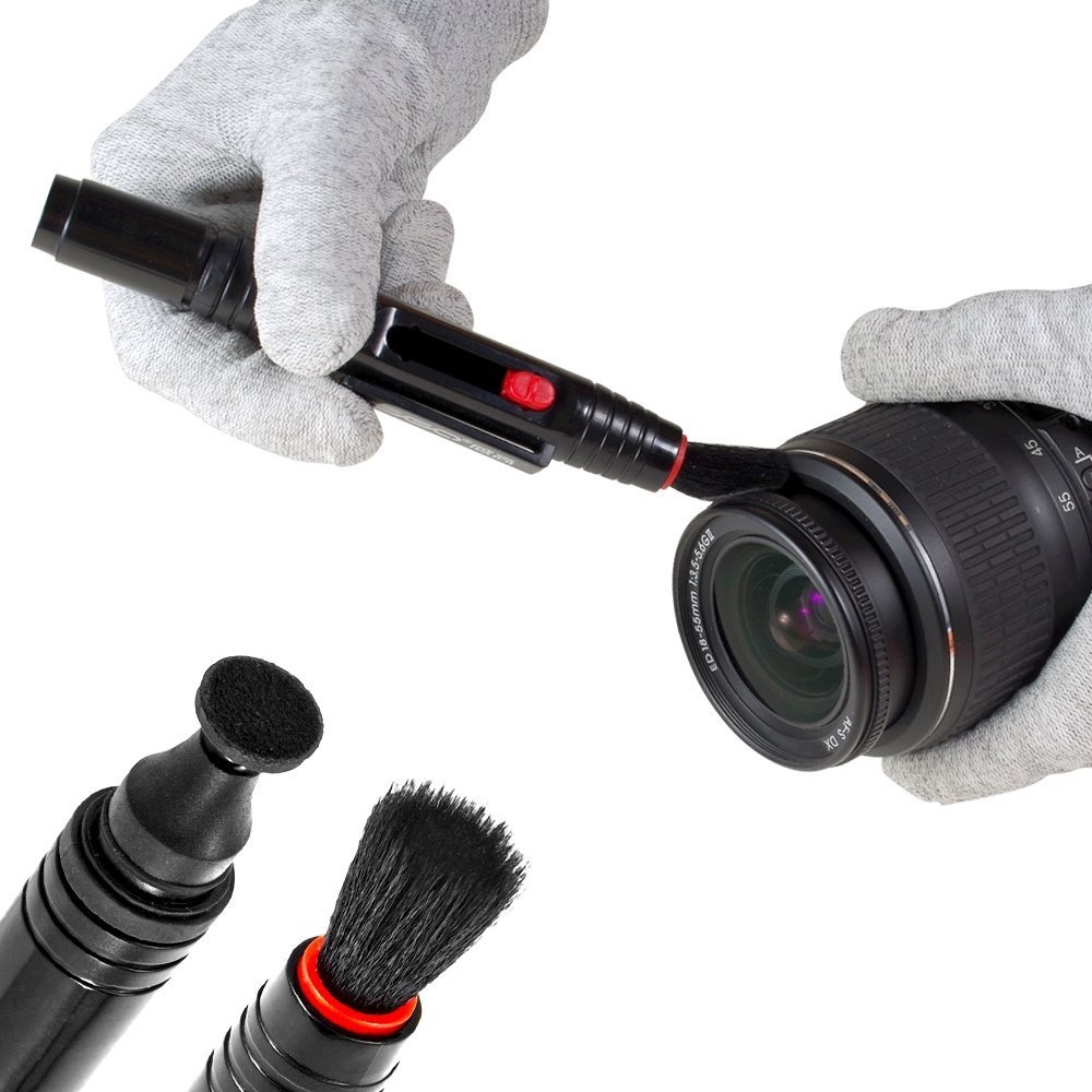 Kit de limpieza de lentes de 19 piezas, para viajes, VSGO DKL-15G