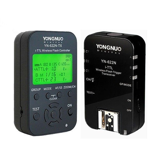 Disparador Yongnuo YN622N-KIT, i-TTL, HSS, para Nikon