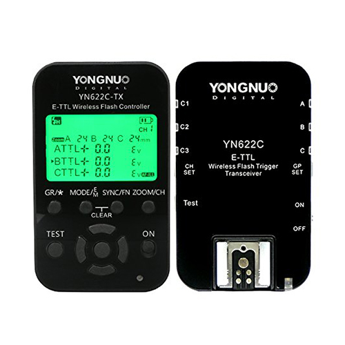 Disparador Yongnuo YN622C-KIT, e-TTL, HSS, para Canon