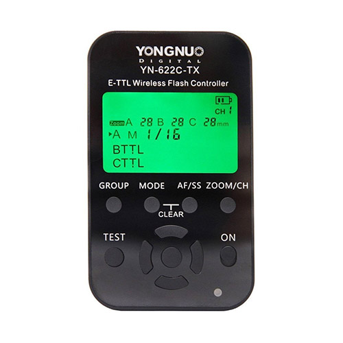 Transmisor disparador Yongnuo YN622C-TX, e-TTL, HSS, para Canon