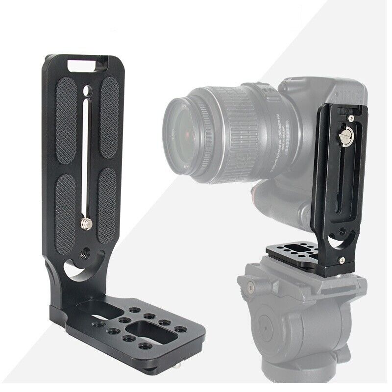 Galleta Bracket en L universal para trípodes estabilizadores y gimbals