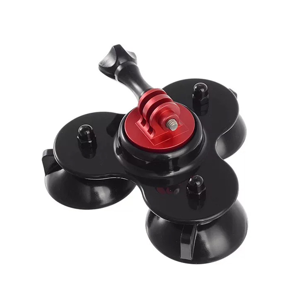 Ventosa triple SJCam para cámaras de accion