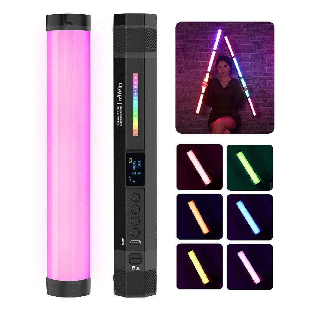 Barra LED Ulanzi VL110 + batería de litio, 7,5 watts RGB (2660)