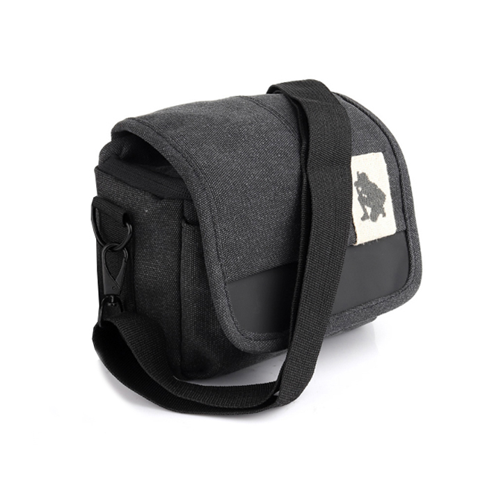 Bolso Retro Vintage, Pequeño y Portable Para Cámaras y lentes (Black)