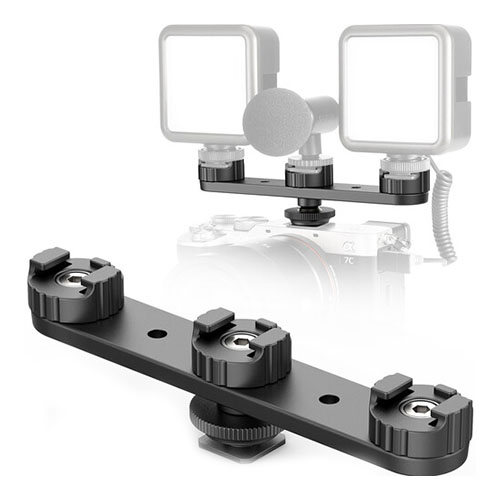 Bracket triple Ulanzi PT-23 de zapatas frías