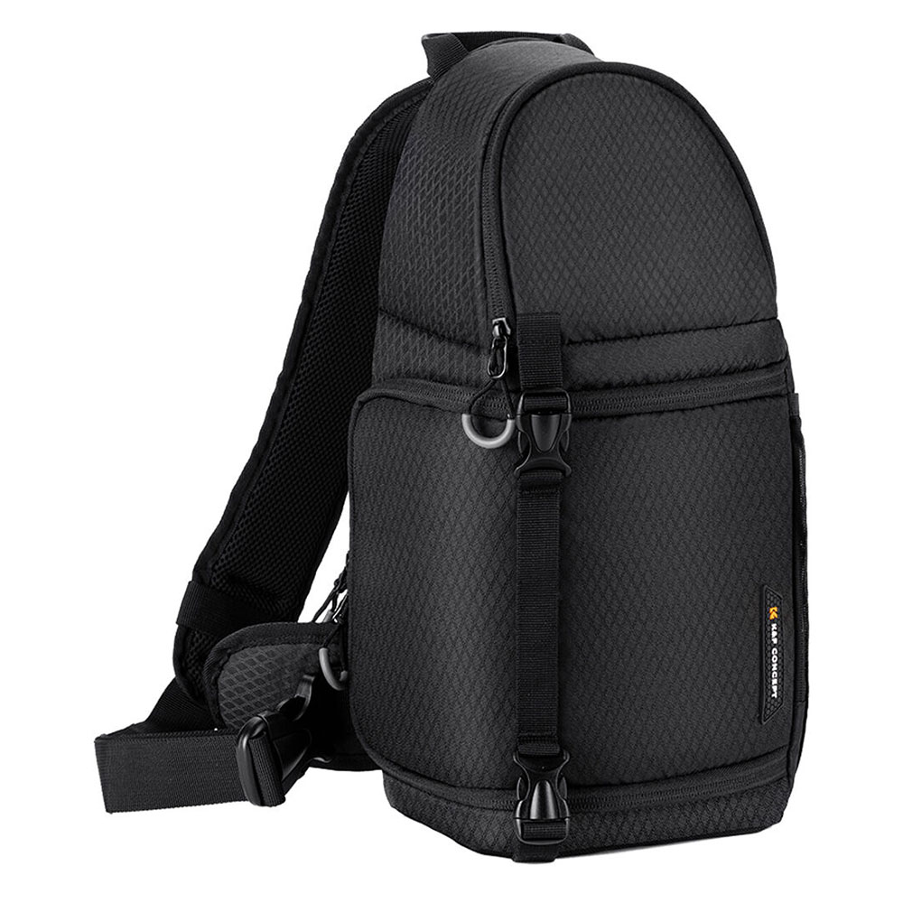 Mochila cruzada K&F Concept Beta Messenger, Negra, 10 litros