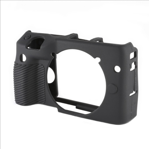 Carcasa de Silicon EasyCover para Canon M3 - Negro