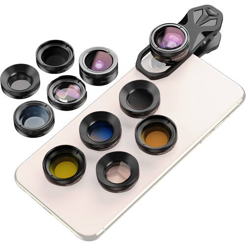 Kit de lentes 11 en 1 para celular Apexel APL-DG11