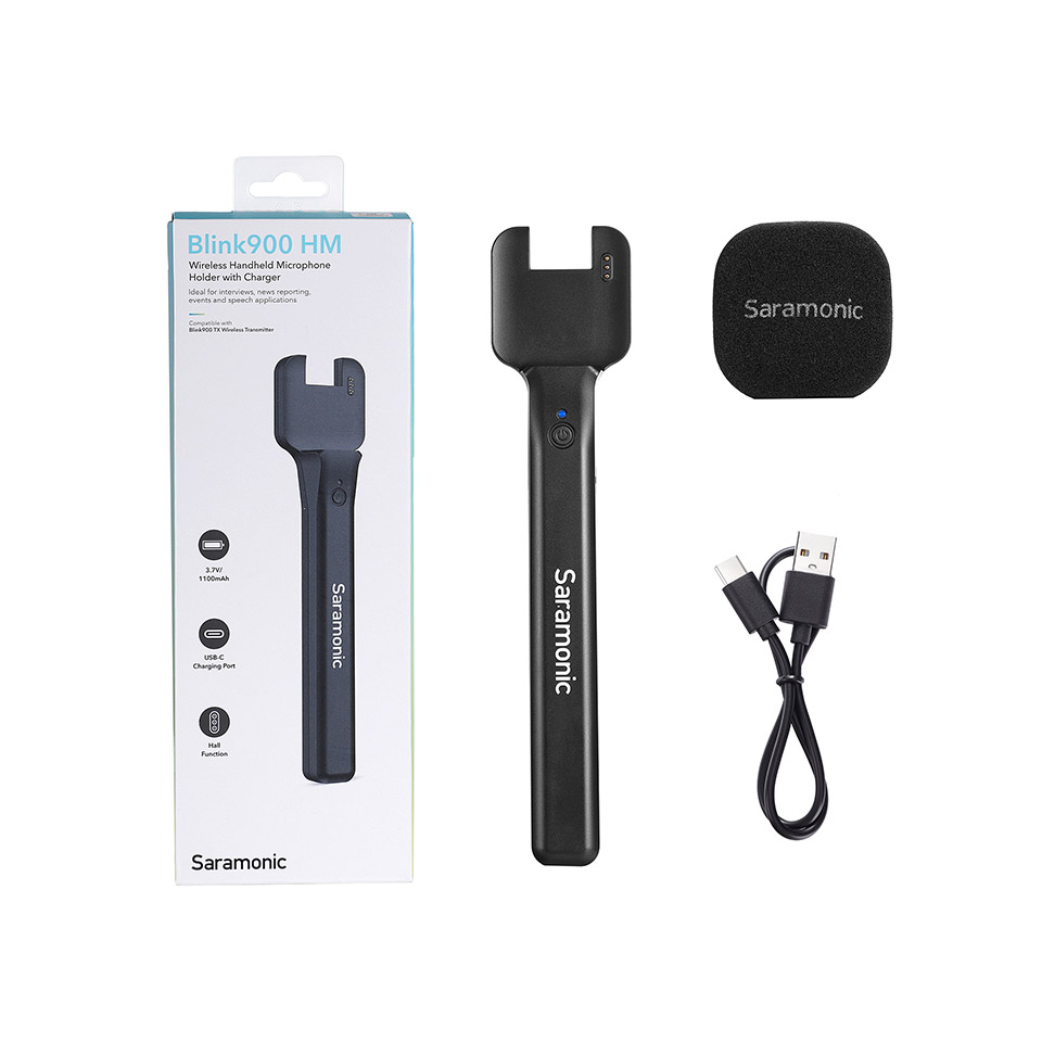 Mango Saramonic Blink900 HM, compatible con transmisores Blink900