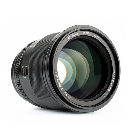 Lente Viltrox 75mm f/1.2 AF, PRO APS-C para Sony E