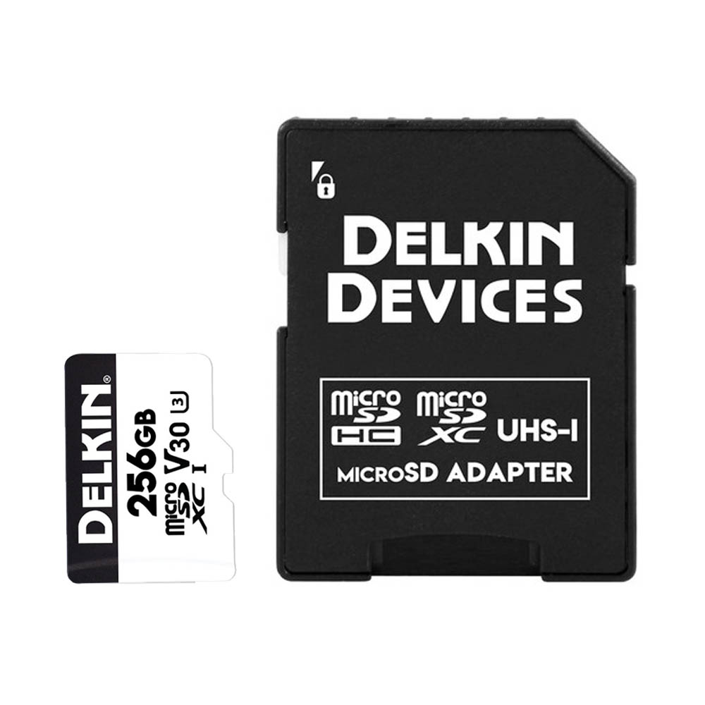 Memoria Delkin 256GB Hyperspeed microSD UHS-I SDXC U3 V30