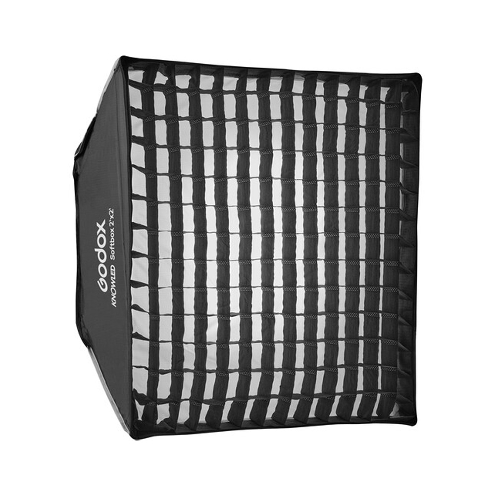Softbox rectangular de 60x60cm con panal de abeja Godox P600BHS22 para panel LED P600Bi