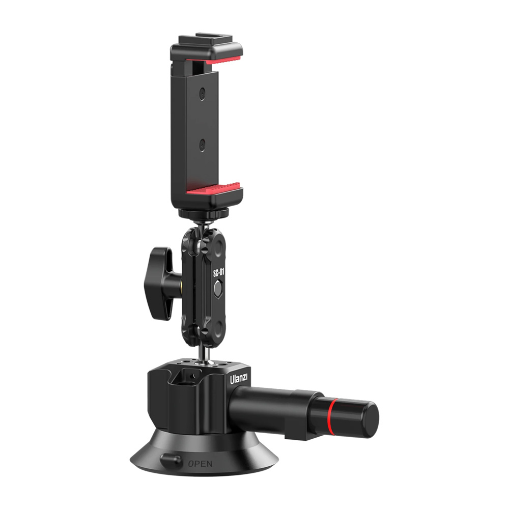 Soporte de ventosa Ulanzi SC-01 con soporte para Celular y Gopro