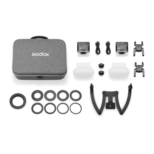 Kit Godox Twin Flash especial para macro dental MF12-DK3