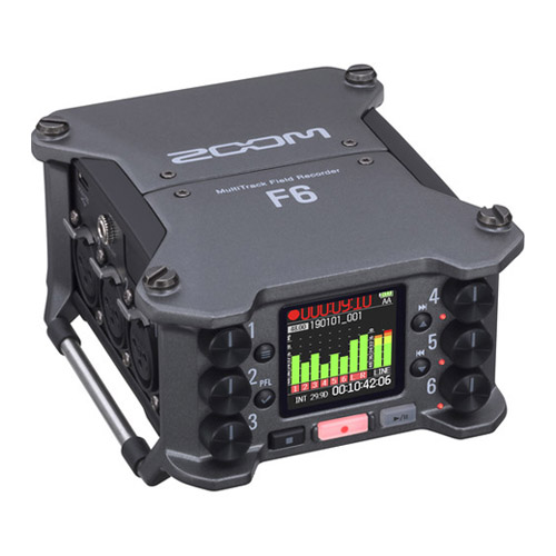 Grabadora de Campo Zoom F6, 6 entradas, 14 pistas, 32 bits