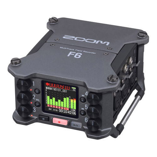 Grabadora de Campo Zoom F6, 6 entradas, 14 pistas, 32 bits
