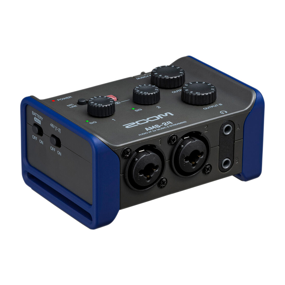 Interface de audio USB-C Zoom AMS-24, 2 entradas, 4 salidas