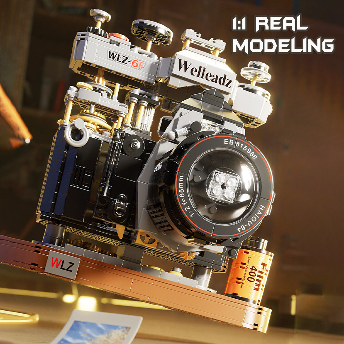 Cámara de armar Welleadz WLZ-6F, 1030 piezas