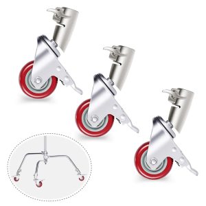 Juego de 3 ruedas de 3", para C-Stand