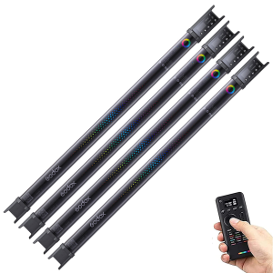 Kit de 4 barras LED RGB Godox TL60, batería de litio, 18 watts
