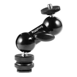 Brazo mágico SmallRig 1135, doble bola, con acople de zapata y de 1/4"-20