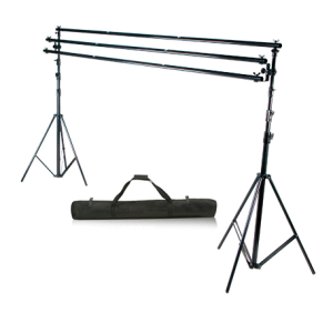 Estructura Triple para Fondos de Estudio - Alto 4.1m, Ancho 3.86m.