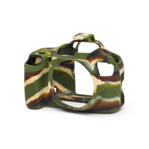 Carcasa de Silicon EasyCover para Canon 1300D / 2000D / 3000D / 4000D / T6 / T7 / T100 - Camuflaje