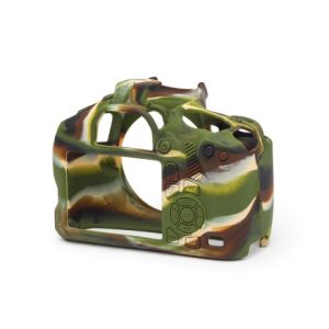 Carcasa de Silicon EasyCover para Canon 1300D / 2000D / 3000D / 4000D / T6 / T7 / T100 – Camuflaje