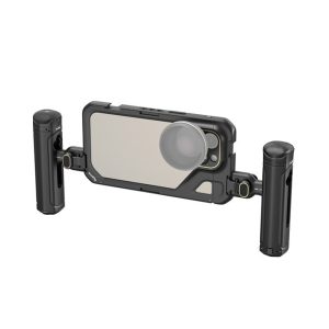 Kit de Jaula y 2 mangos empuñaduras laterales SmallRig 4392 para Iphone 15 Pro Max