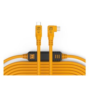Cable Tether Tools Tether Pro USB-C a USB-C, Angulo Recto, 9.4m (1)