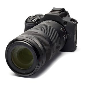 Carcasa de Silicon EasyCover para Canon R100 Negro ECCR100B