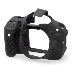 Carcasa de Silicon EasyCover para Canon 600D Negro ECC600DB