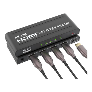 Splitter HDMI 4K 1×4 – Divisor de Señal HDMI Ultra HD para 4 Pantallas