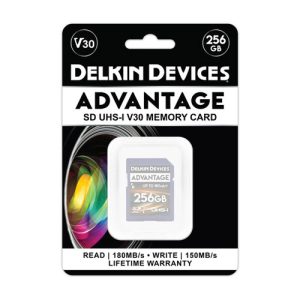 Memoria Delkin Devices 256GB ADVANTAGE UHS-I SDXC, V30, U3, Class 10 180MB/S