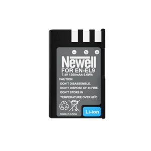 Batería Newell EN-EL9, 1300mAh, para Nikon
