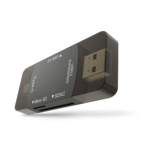 Hub / Lector 3 en 1 Newell OTG, USB-A, USB-C, SD, microSD